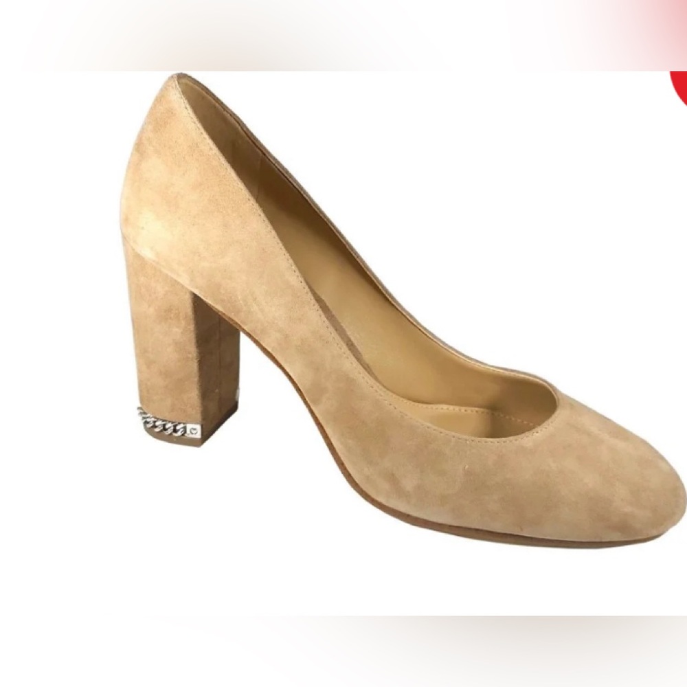 MICHAEL Michael Kors Jamie Leather Pumps – Light Khaki